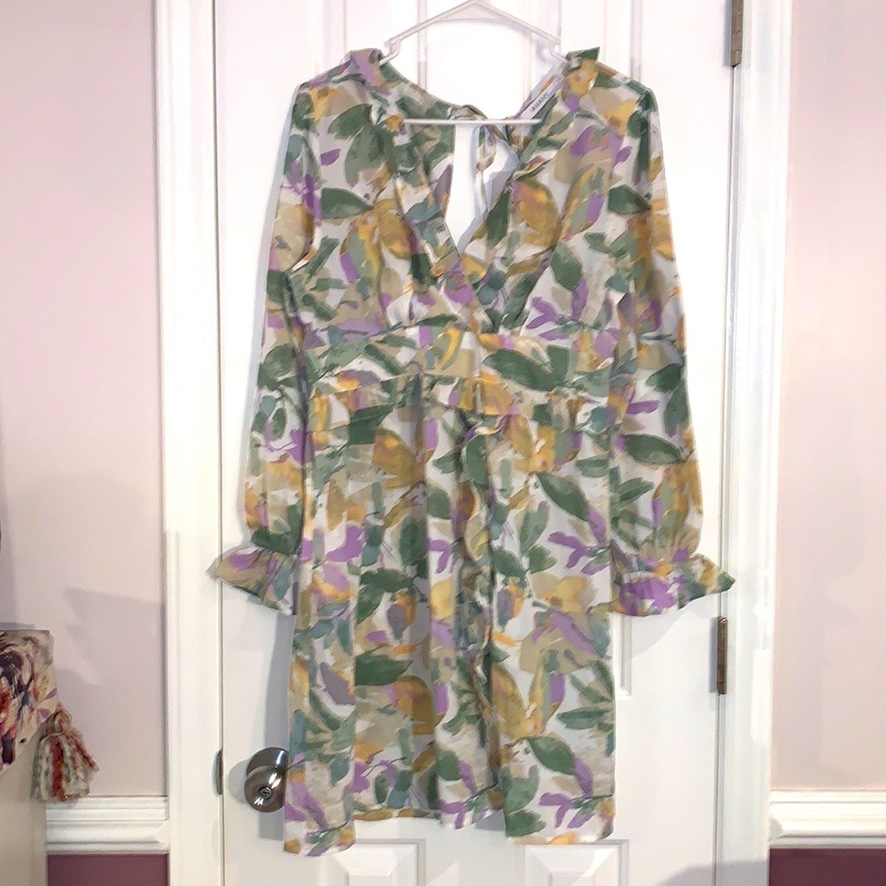 ANANY Ruffled Dress size Large